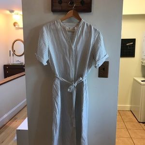 Uniqlo Striped T-shirt Midi Dress